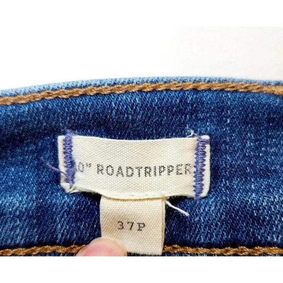Madewell Medium Wash Road Tripper Skinny Jeans Size 37P Blue - Picture 8 of 9